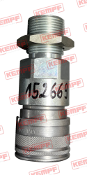 Preview: 152669 Kempf Muffe, ISO, Typ FF, Ø42